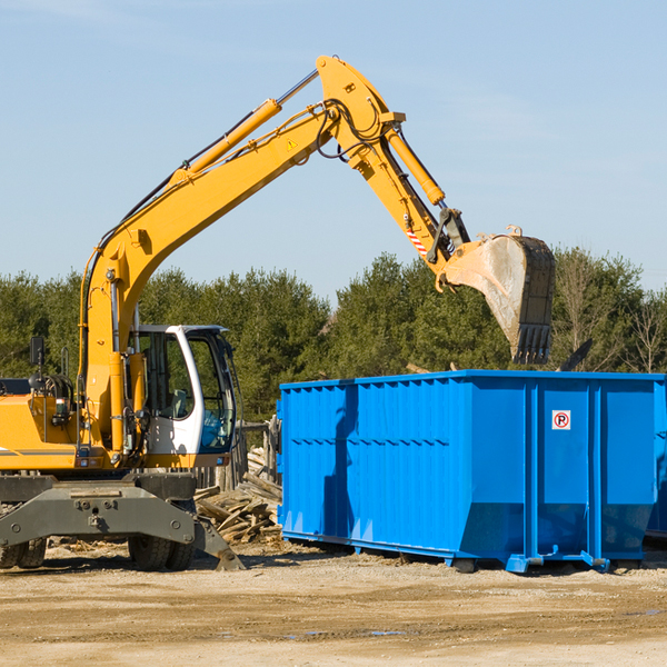 how many times can i have a residential dumpster rental emptied in Riverview Estates